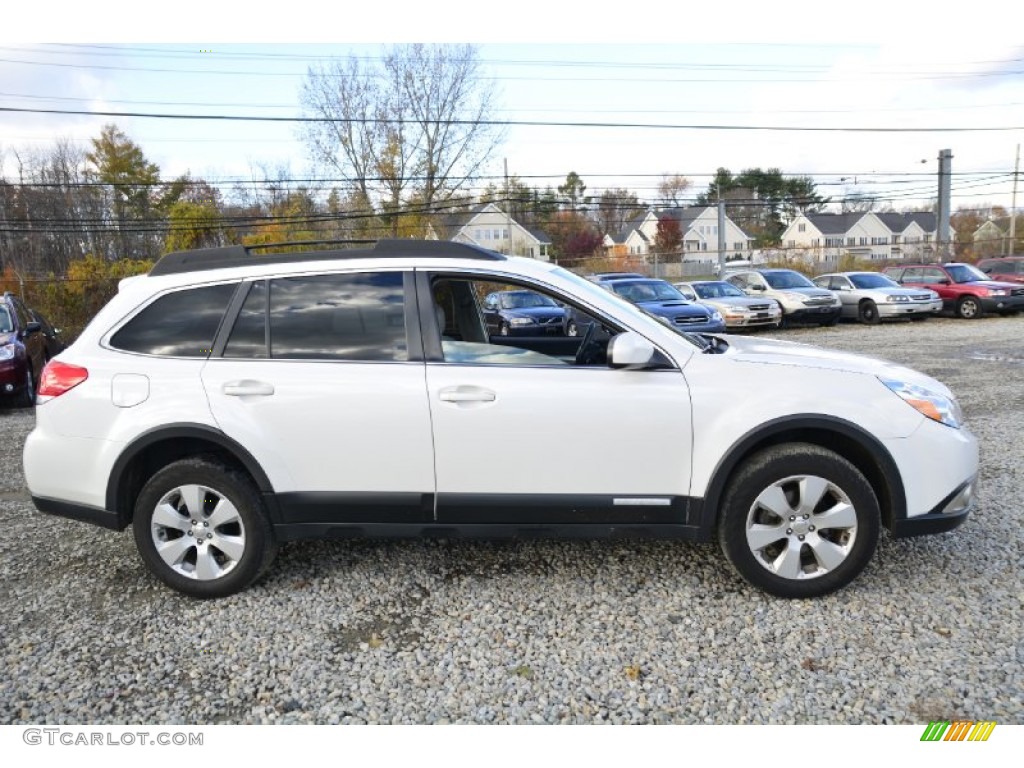 Satin White Pearl 2010 Subaru Outback 2.5i Premium Wagon Exterior Photo #99240869