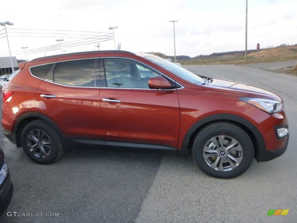 Canyon Copper 2015 Hyundai Santa Fe Sport 2.4 AWD Exterior Photo #99242420