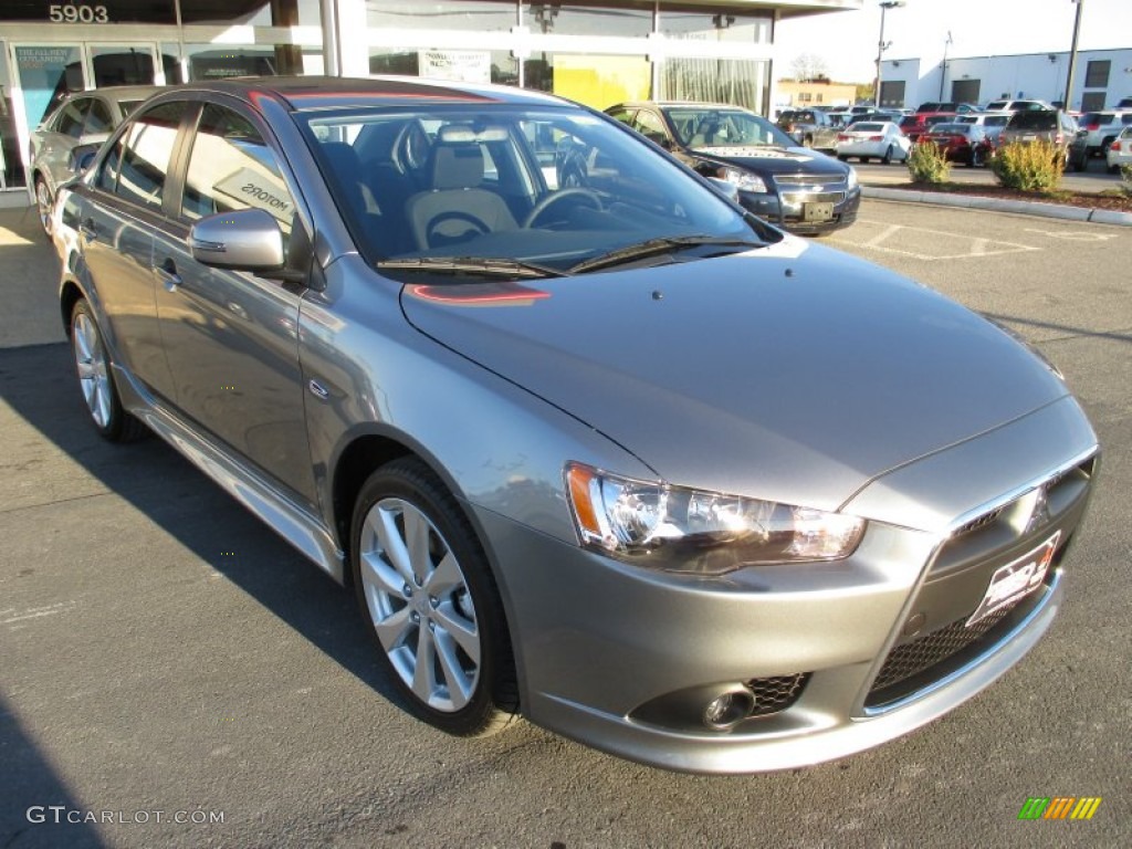 2015 Lancer GT - Mercury Gray / Black photo #1