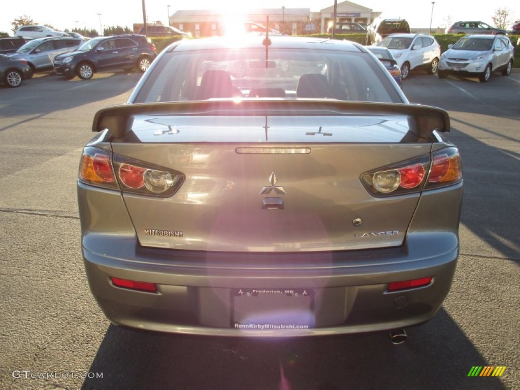 2015 Lancer GT - Mercury Gray / Black photo #6