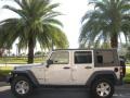 2007 Light Graystone Pearl Jeep Wrangler Unlimited Rubicon 4x4 #987980