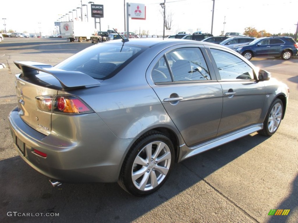 2015 Lancer GT - Mercury Gray / Black photo #7
