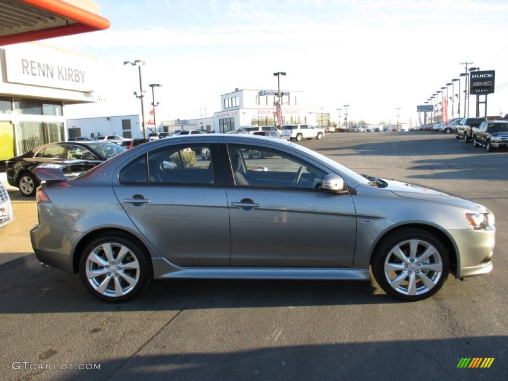 2015 Lancer GT - Mercury Gray / Black photo #8