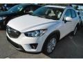 2015 Crystal White Pearl Mica Mazda CX-5 Grand Touring  photo #1