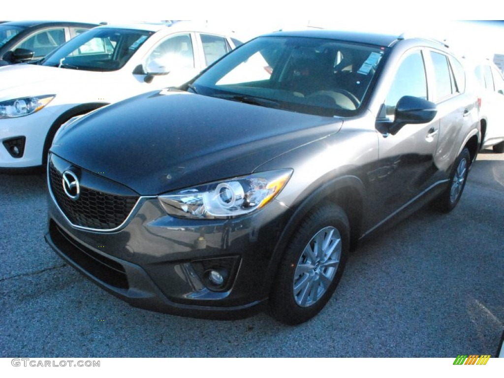 2015 CX-5 Touring - Meteor Gray Mica / Black photo #1