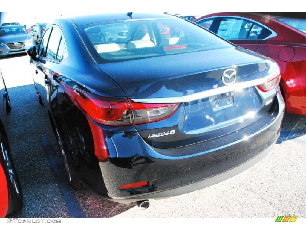 2015 Mazda6 Touring - Deep Crystal Blue / Sand photo #2