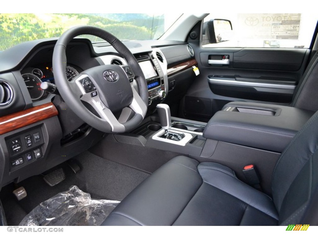 Black Interior 2015 Toyota Tundra Limited CrewMax 4x4 Photo #99253718