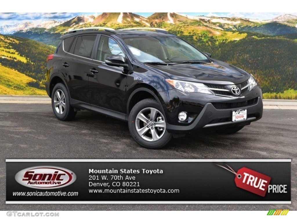 2015 RAV4 XLE - Black / Ash photo #1