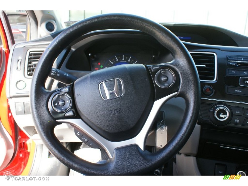 2013 Honda Civic LX Coupe Steering Wheel Photos