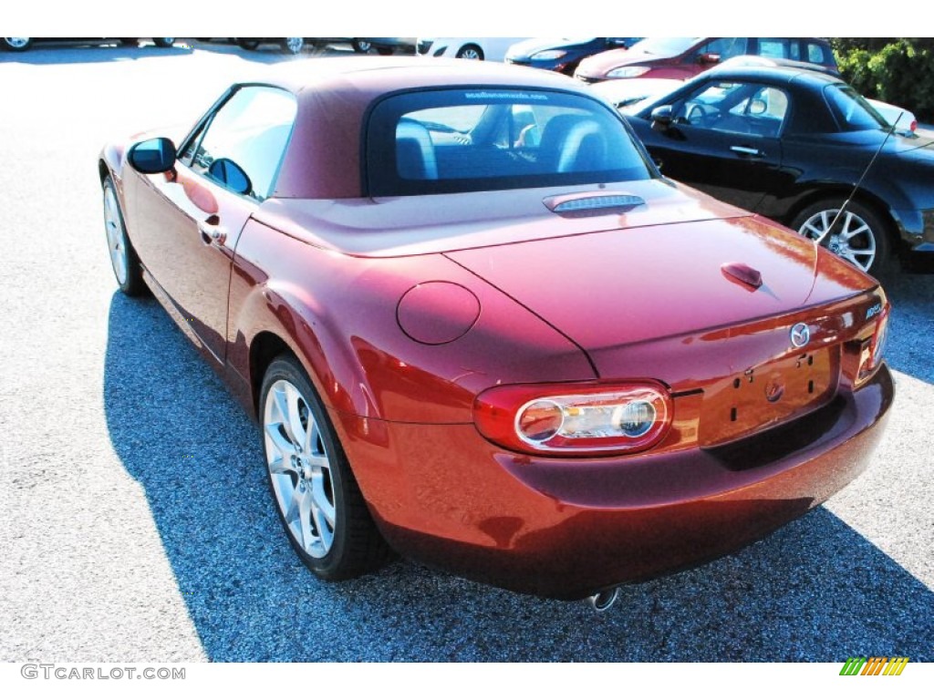 Zeal Red Mica 2015 Mazda MX-5 Miata Grand Touring Hard Top Roadster Exterior Photo #99255764