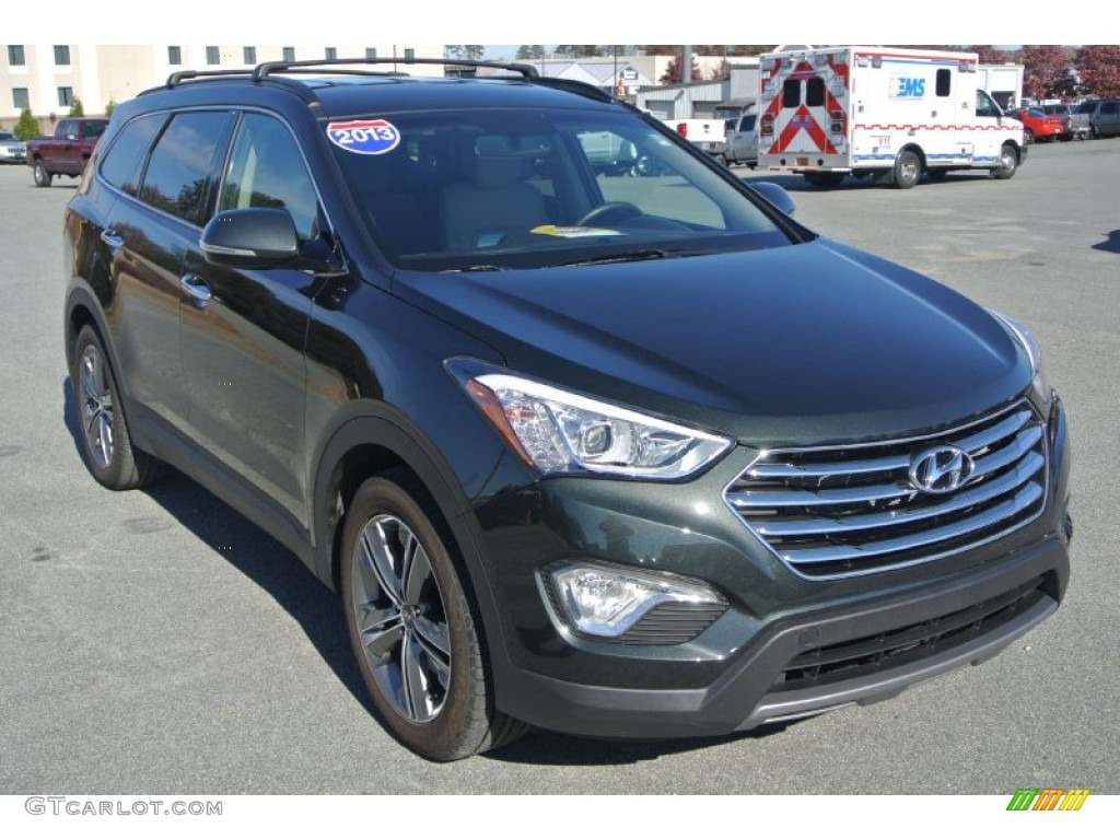 2013 Santa Fe Limited AWD - Hampton Green Pearl / Beige photo #1