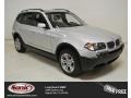 Titanium Silver Metallic 2004 BMW X3 3.0i