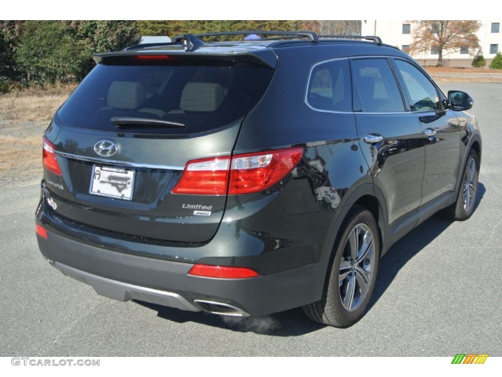 2013 Santa Fe Limited AWD - Hampton Green Pearl / Beige photo #5