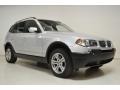 2004 Titanium Silver Metallic BMW X3 3.0i  photo #2