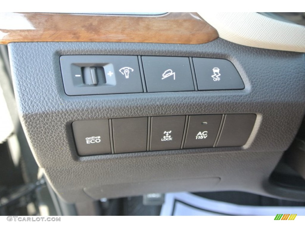 2013 Santa Fe Limited AWD - Hampton Green Pearl / Beige photo #12
