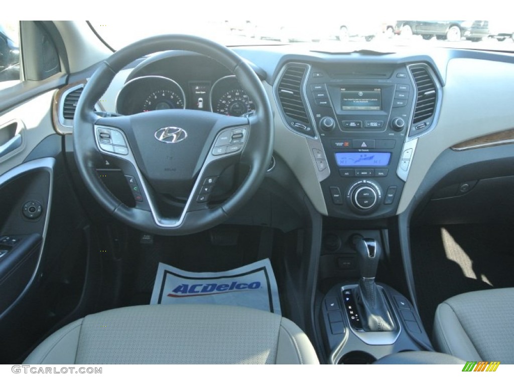 2013 Santa Fe Limited AWD - Hampton Green Pearl / Beige photo #22