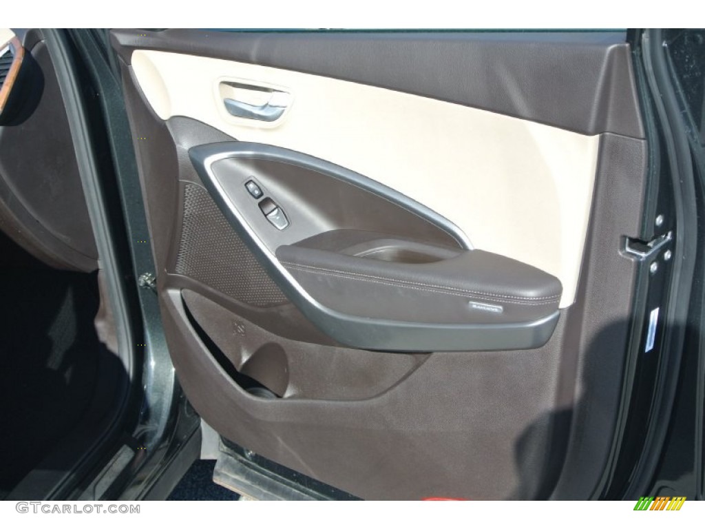 2013 Santa Fe Limited AWD - Hampton Green Pearl / Beige photo #27
