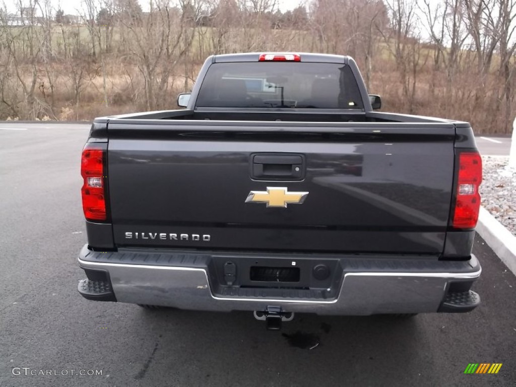 2015 Silverado 1500 WT Regular Cab 4x4 - Tungsten Metallic / Dark Ash/Jet Black photo #7