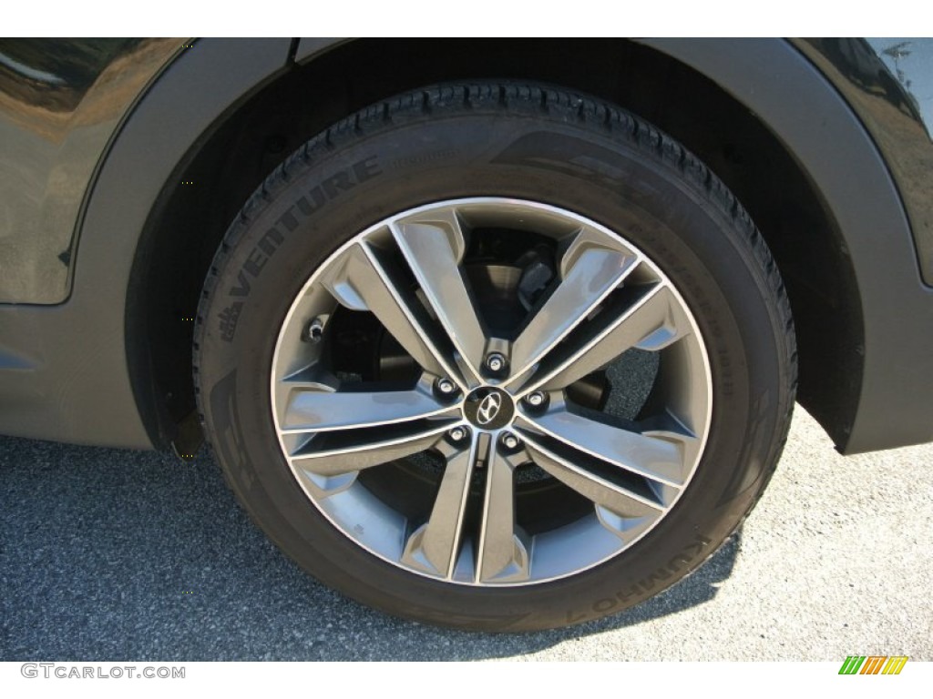 2013 Santa Fe Limited AWD - Hampton Green Pearl / Beige photo #30