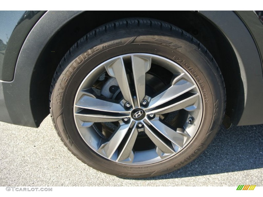 2013 Santa Fe Limited AWD - Hampton Green Pearl / Beige photo #31