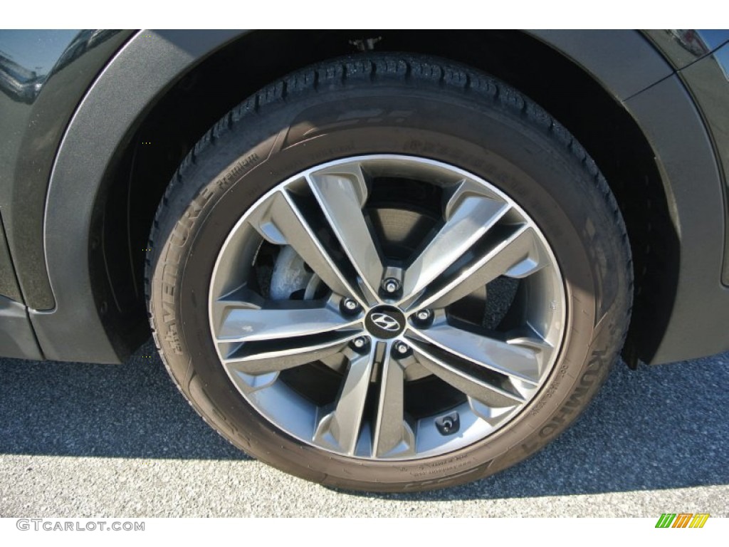 2013 Santa Fe Limited AWD - Hampton Green Pearl / Beige photo #32