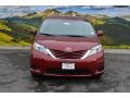 2015 Salsa Red Pearl Toyota Sienna LE  photo #2
