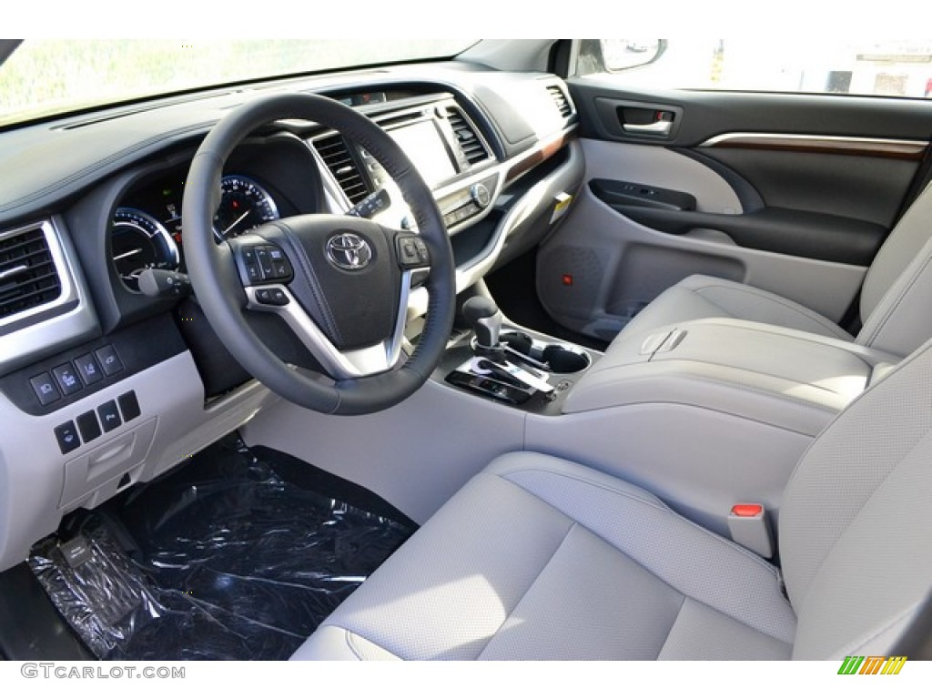 Ash Interior 2015 Toyota Highlander Hybrid Limited AWD Photo #99257269