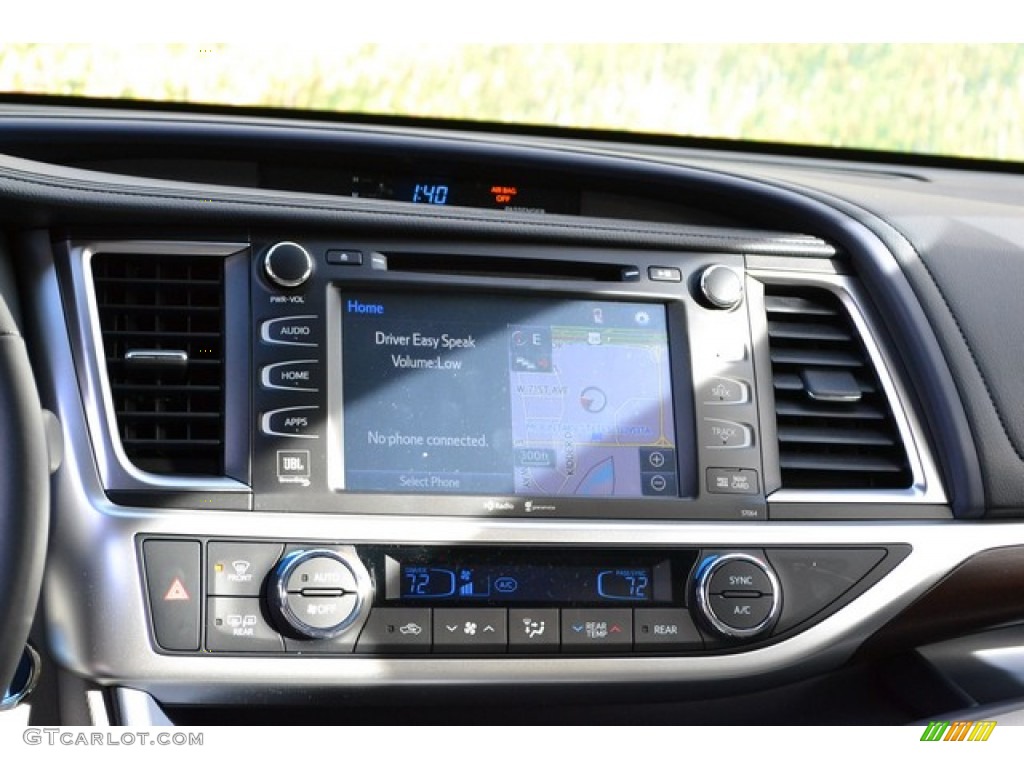 2015 Highlander Hybrid Limited AWD - Nautical Blue Metallic / Ash photo #6