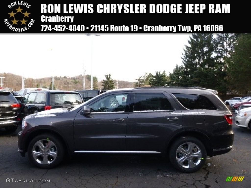 2015 Granite Crystal Metallic Dodge Durango Limited Awd