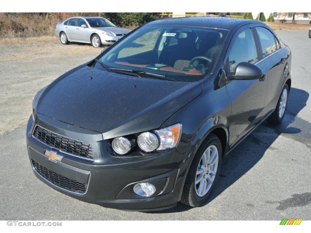 Ashen Gray Metallic 2015 Chevrolet Sonic LT Sedan Exterior Photo #99257530