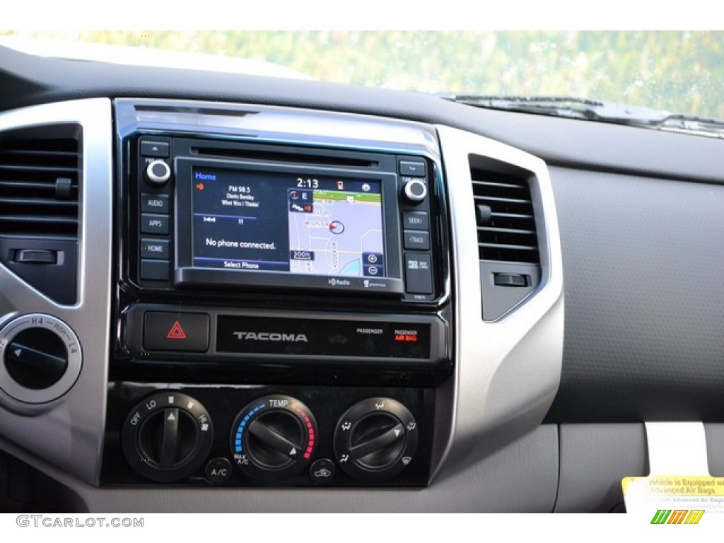 2015 Tacoma V6 Double Cab 4x4 - Super White / Graphite photo #6