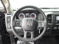 Black/Diesel Gray 2015 Ram 1500 Express Crew Cab 4x4 Steering Wheel