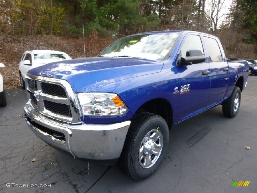 Blue Streak Pearl 2015 Ram 2500 Tradesman Crew Cab 4x4 Exterior Photo #99262647