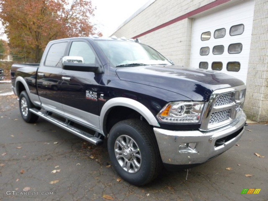 True Blue Pearl 2015 Ram 2500 Laramie Crew Cab 4x4 Exterior Photo #99263137
