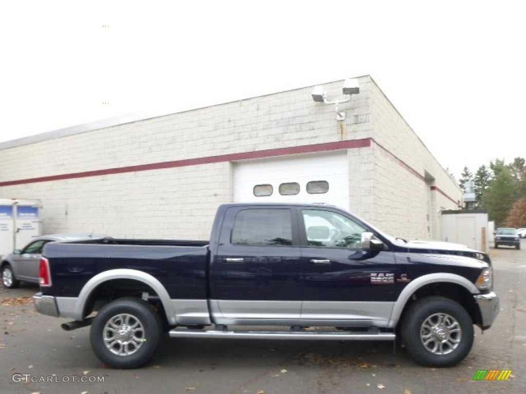 True Blue Pearl 2015 Ram 2500 Laramie Crew Cab 4x4 Exterior Photo #99263161