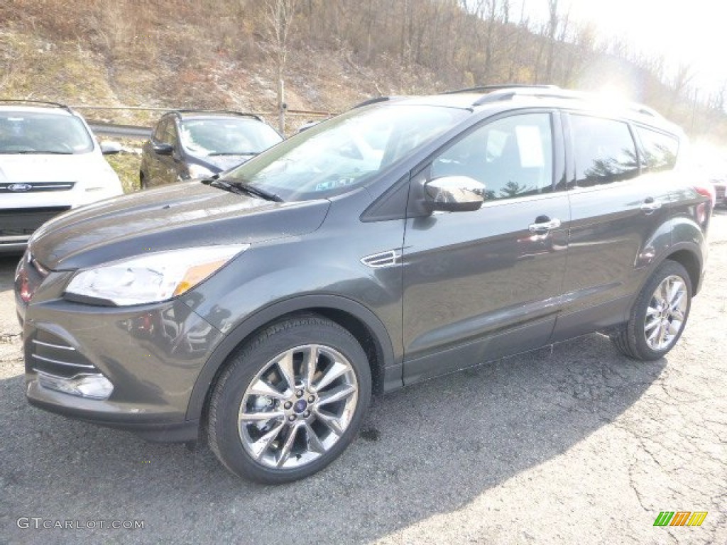 2015 Escape SE 4WD - Magnetic Metallic / Charcoal Black photo #5