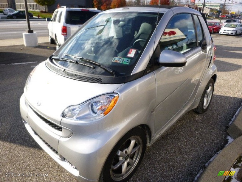 2012 fortwo passion coupe - Silver Metallic / Design Black photo #8