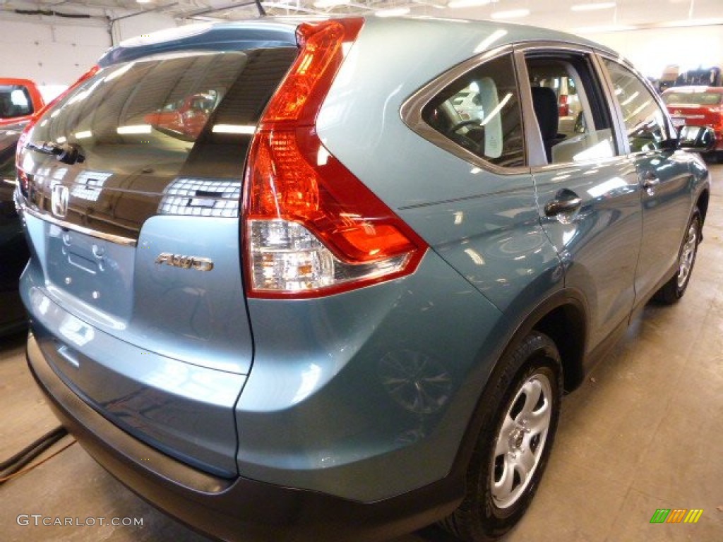 2014 CR-V LX AWD - Mountain Air Metallic / Black photo #2