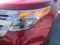 2015 Ruby Red Ford Explorer XLT  photo #9