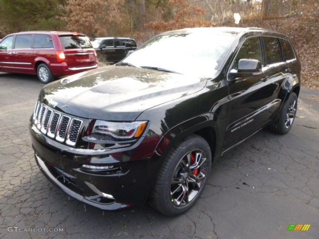 2015 Brilliant Black Crystal Pearl Jeep Grand Cherokee SRT