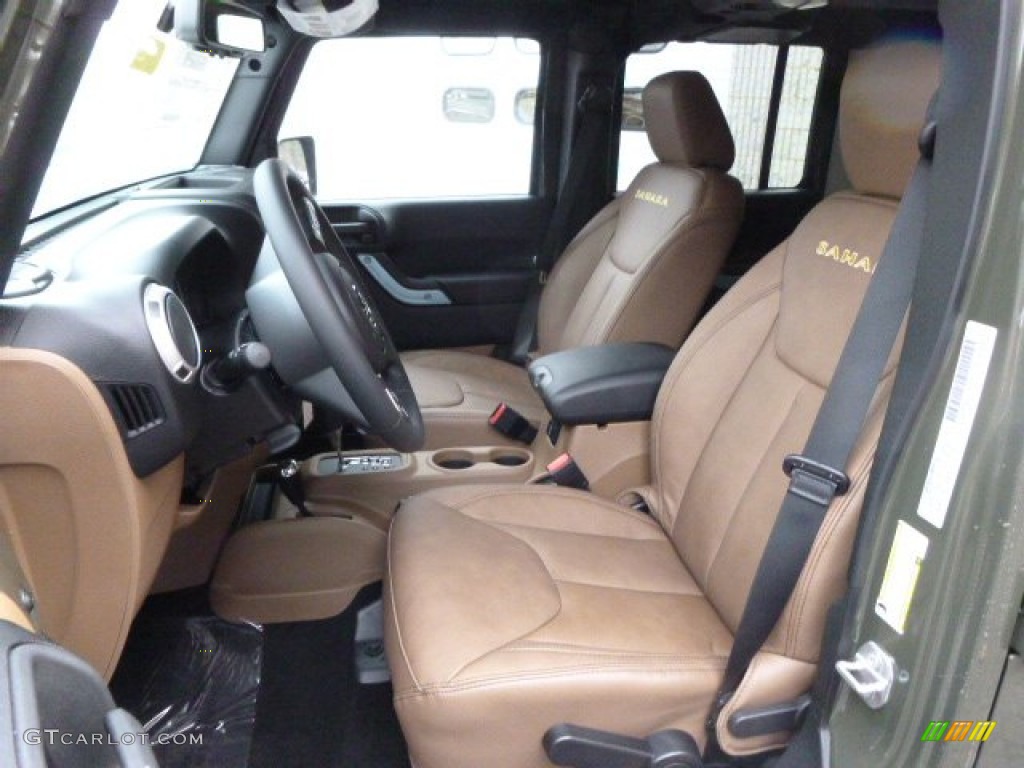 Black Dark Saddle Interior 2015 Jeep Wrangler Unlimited