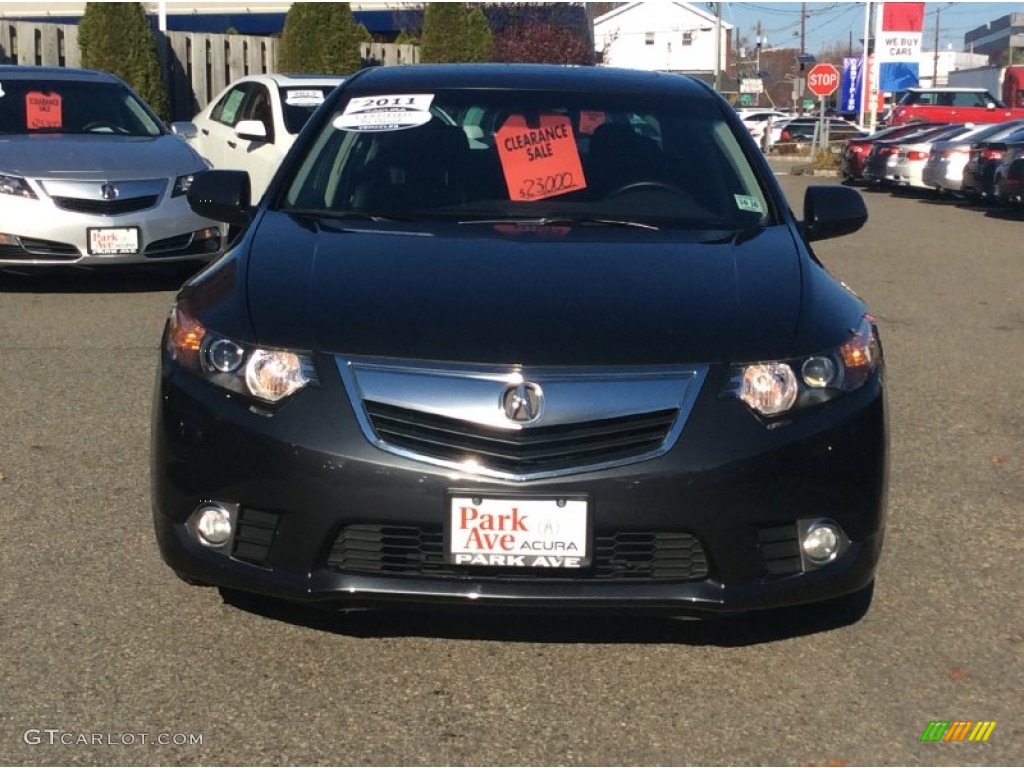 2011 TSX Sedan - Graphite Luster Pearl / Ebony photo #8