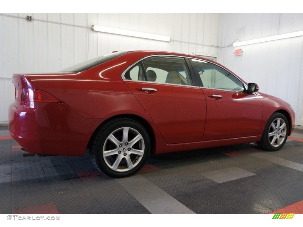 2005 TSX Sedan - Milano Red / Parchment photo #7