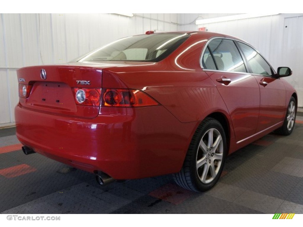 2005 TSX Sedan - Milano Red / Parchment photo #8