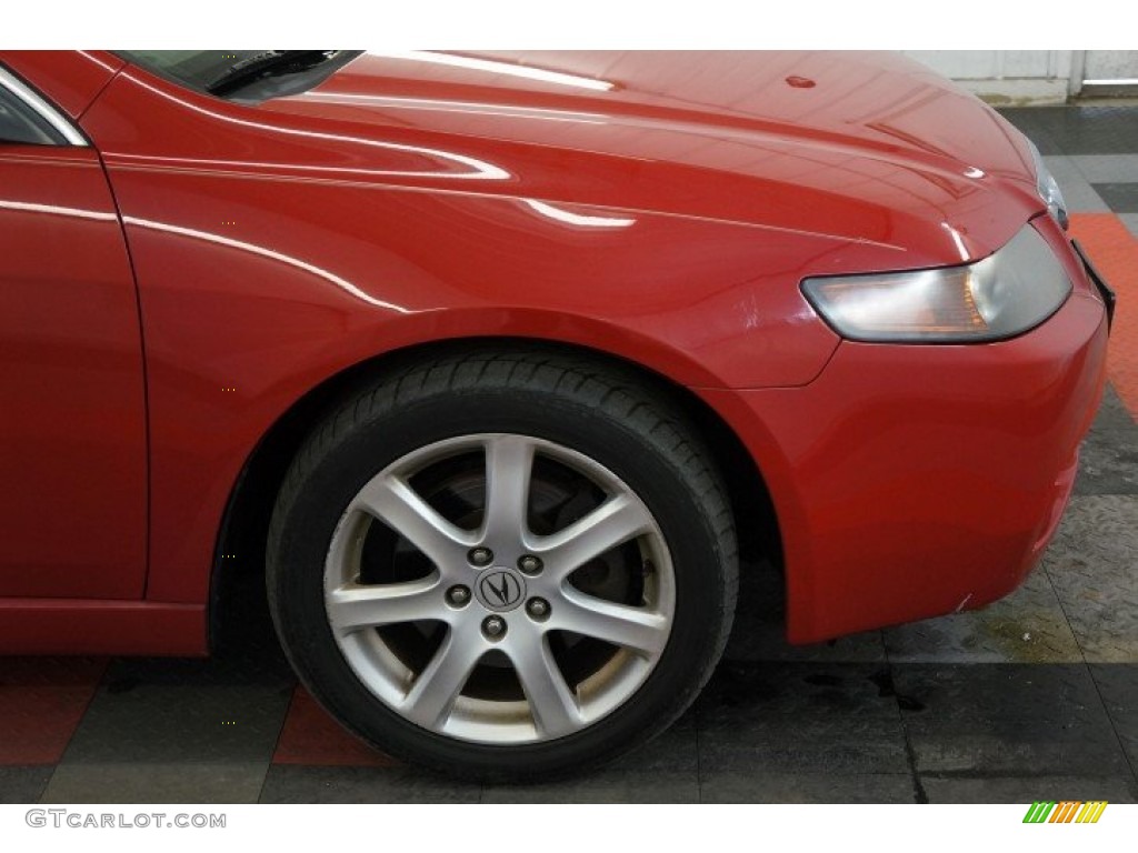 2005 TSX Sedan - Milano Red / Parchment photo #42