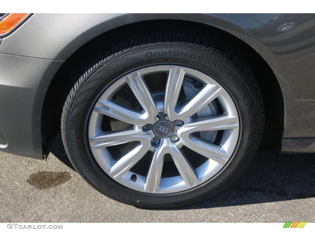 2015 A6 3.0T Premium Plus quattro Sedan - Dakota Gray Metallic / Nougat Brown photo #4