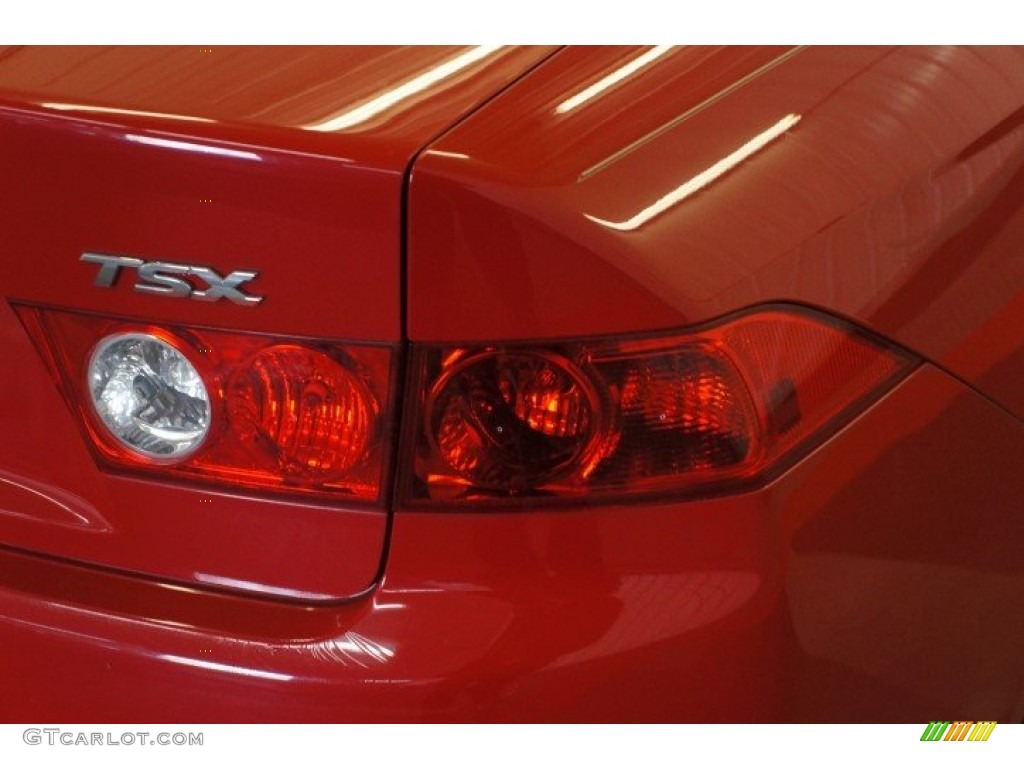 2005 TSX Sedan - Milano Red / Parchment photo #52