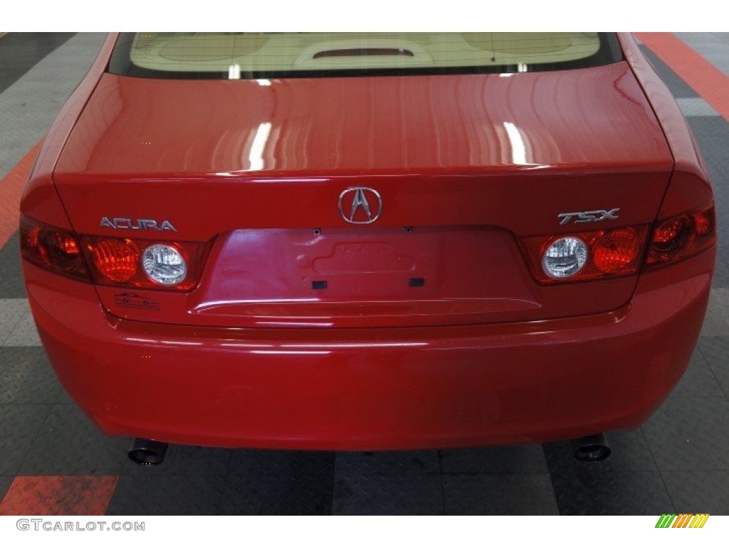 2005 TSX Sedan - Milano Red / Parchment photo #57
