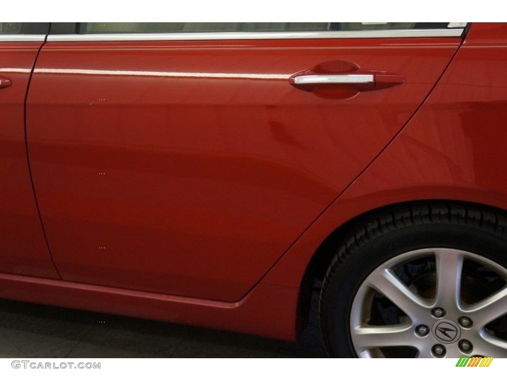 2005 TSX Sedan - Milano Red / Parchment photo #61