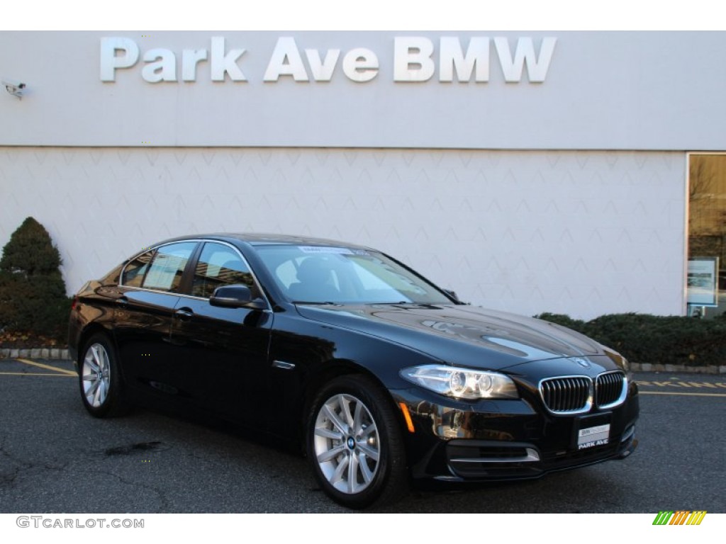 2014 5 Series 535d xDrive Sedan - Black Sapphire Metallic / Black photo #1